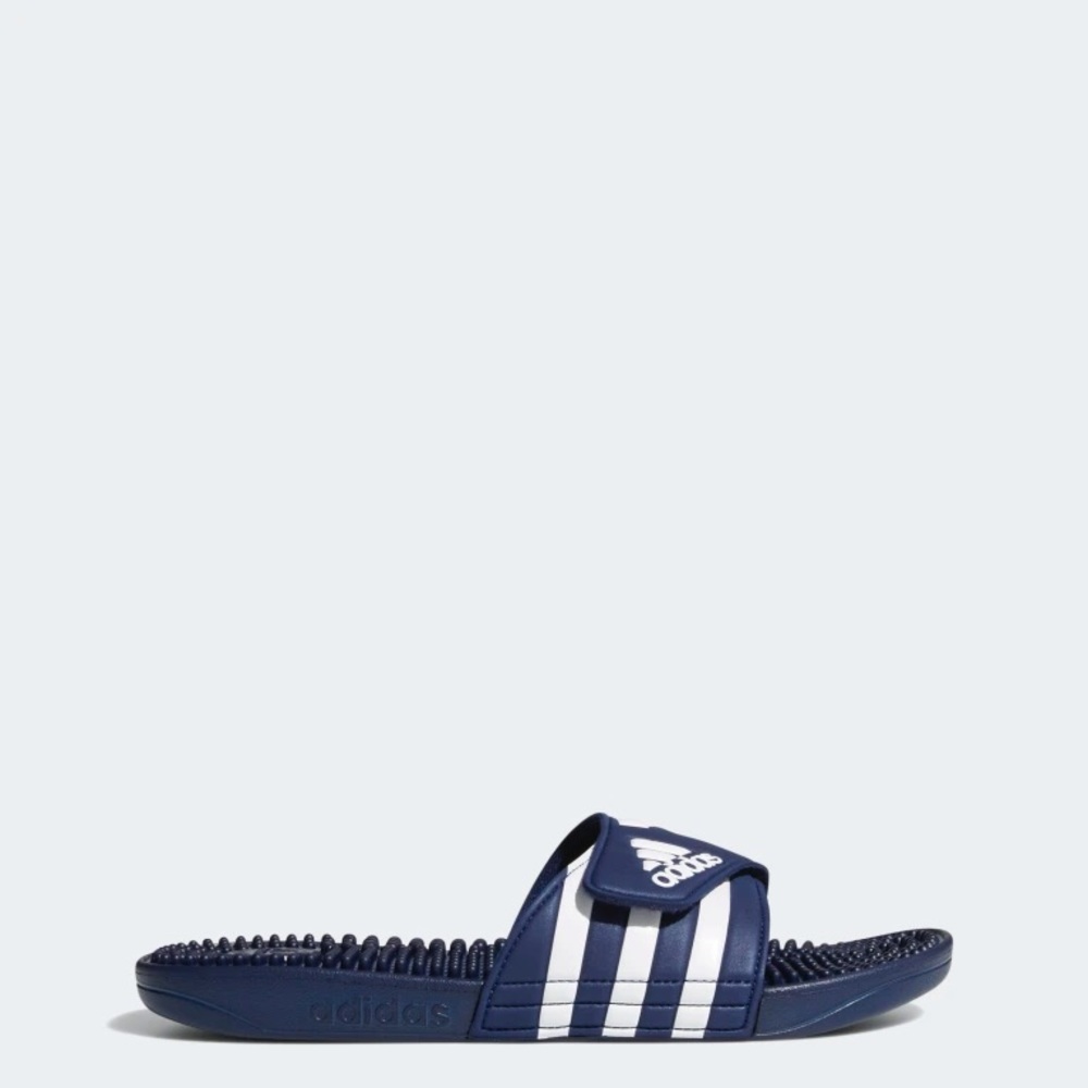 ADIDAS MENS ADISSAGE SLIDE BLUE - Picture 3 of 6